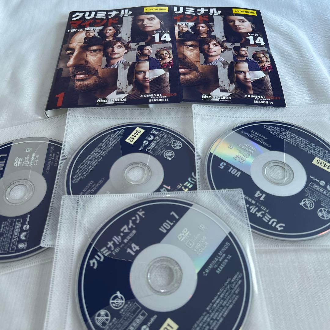 クリミナルマインド シーズン7〜ファイナルDVDセット　途中巻からです。