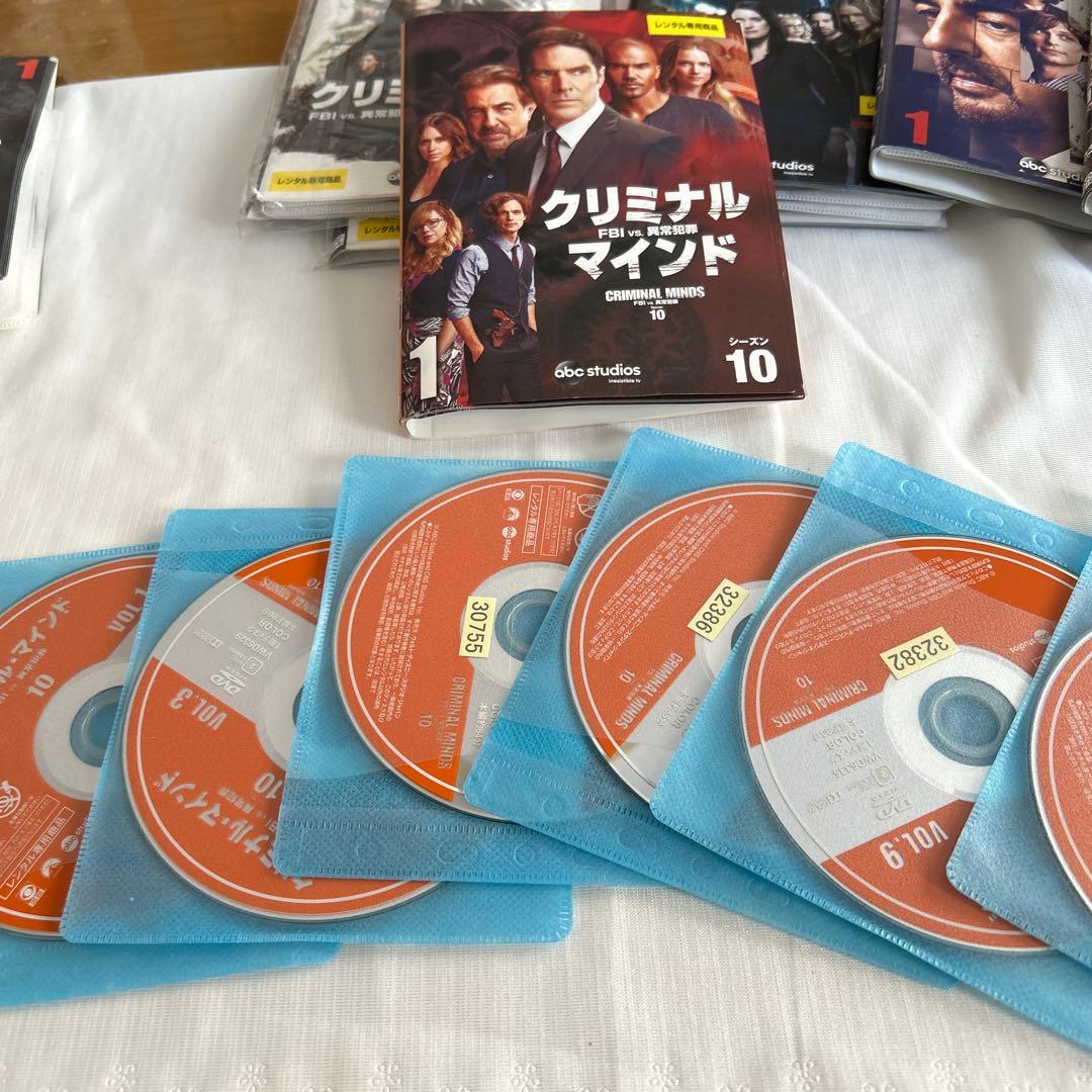 クリミナルマインド シーズン7〜ファイナルDVDセット　途中巻からです。