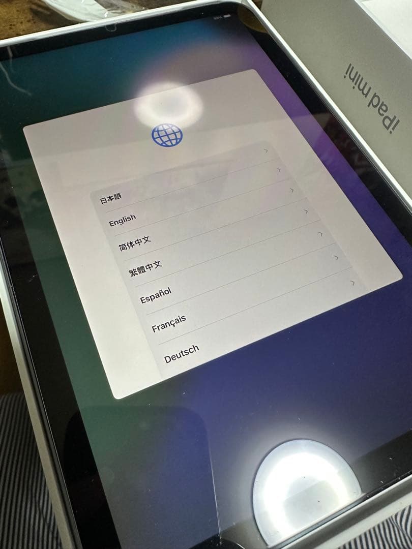 未使用に近い。iPad mini(A17 Pro)Wi-Fi 128GB