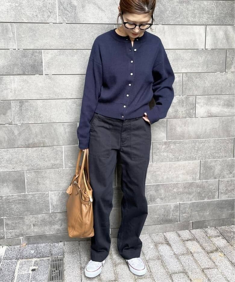 Spick and Span　ルーズベイカーパンツ　38 ブラック