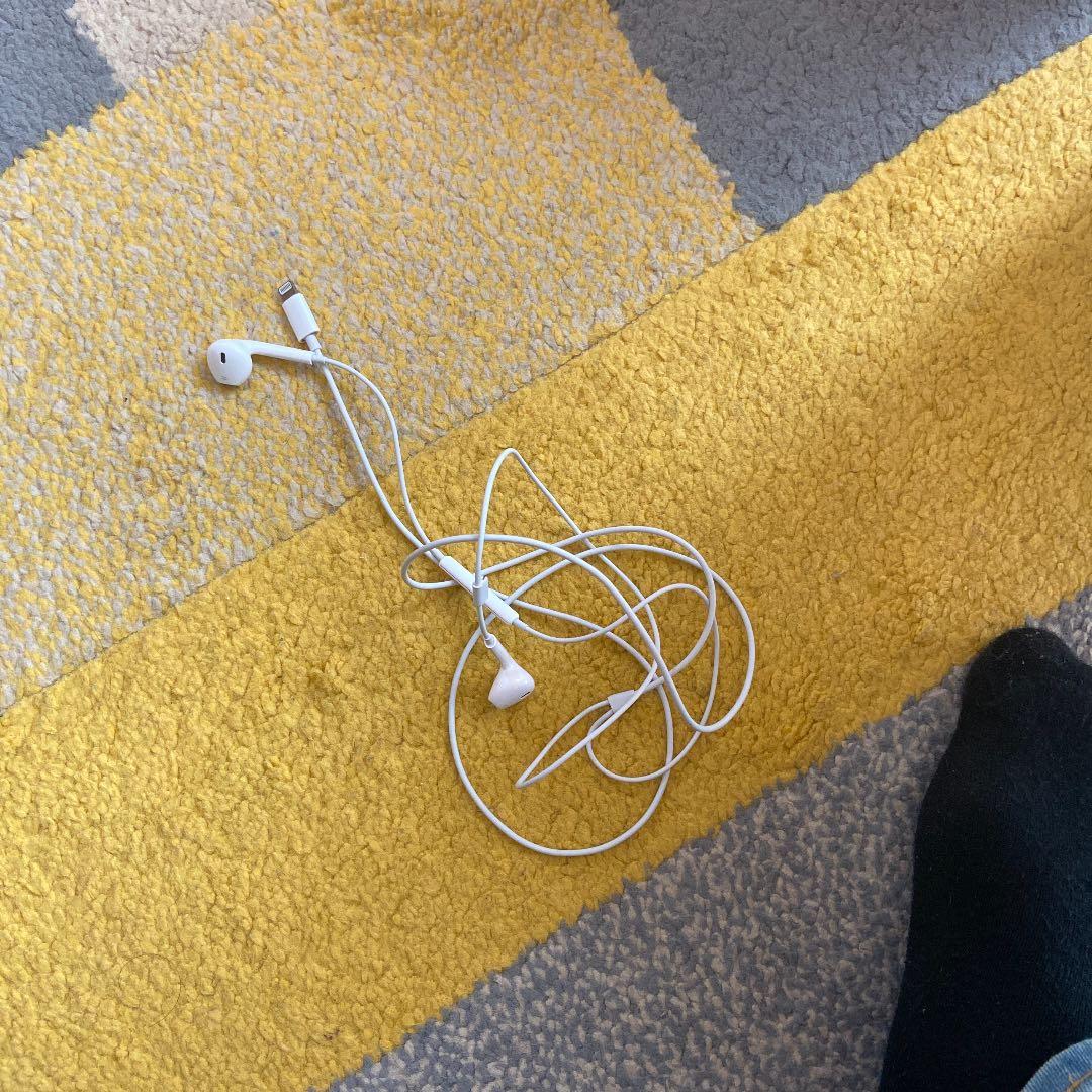 使い古しのイヤホン