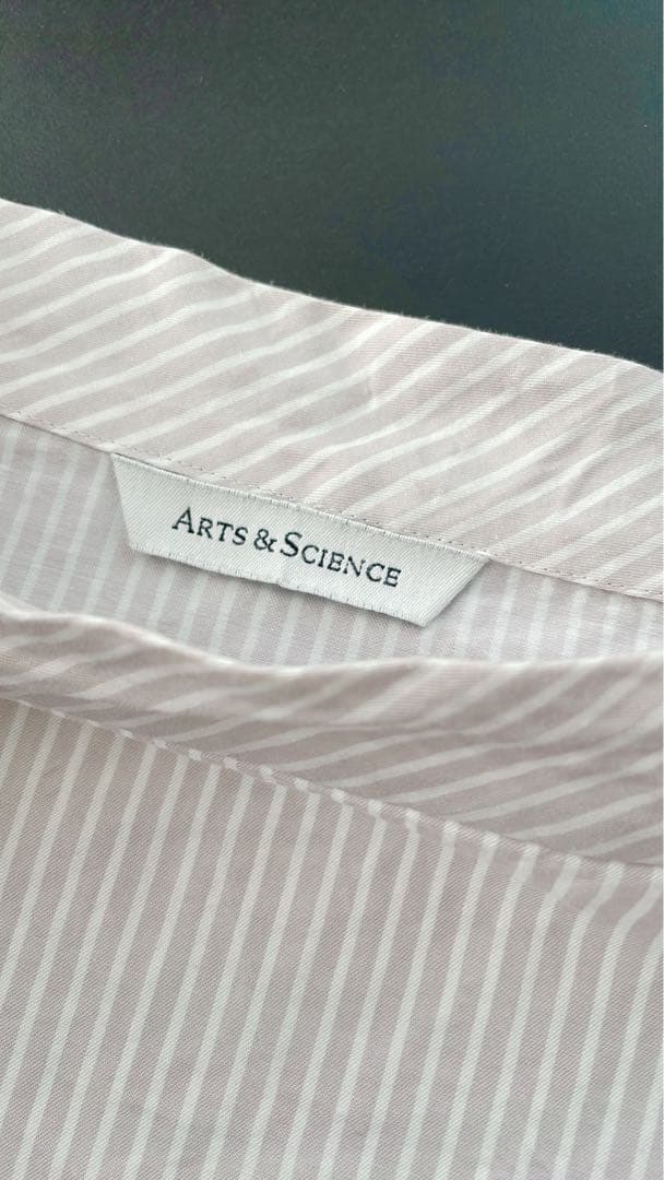 ARTS & SCIENCE ストライプシャツ 長袖