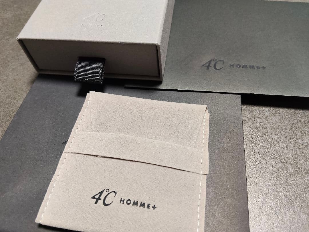 4℃HOMME＋【新品未使用】シルバーピアス