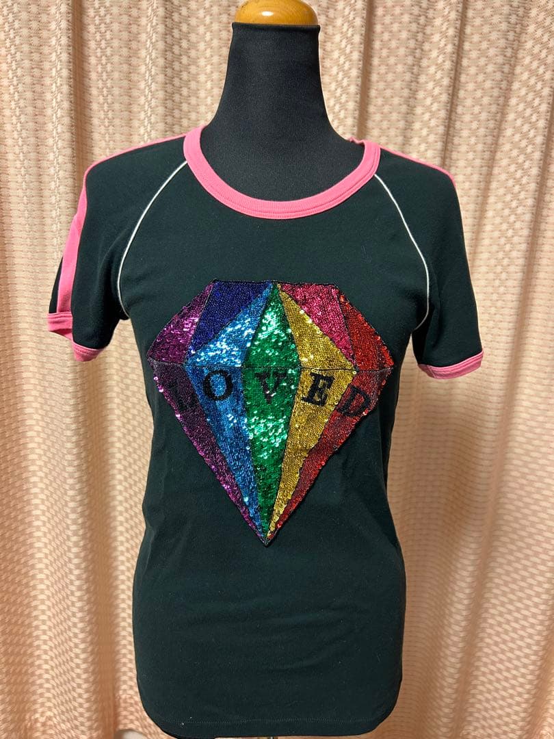 お値下げ：GUCCIスパンコールカットソー