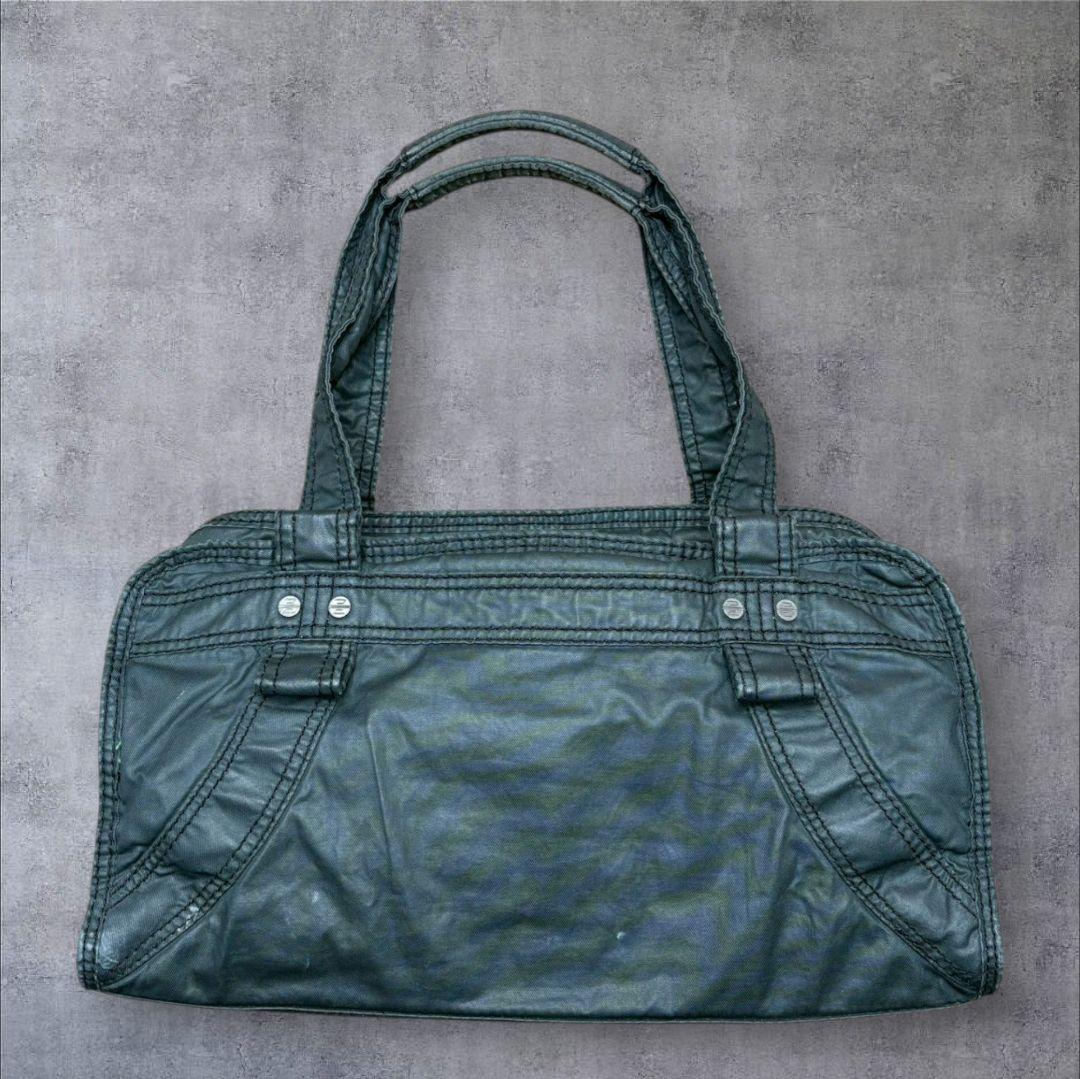 DIESEL ハンドバッグ archive メタルロゴ ブラック系