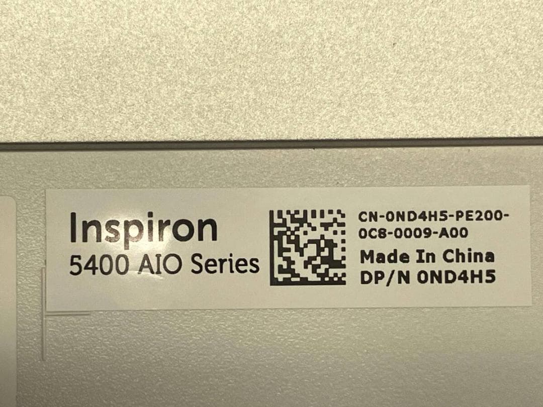 Dell デスクトップパソコンInspiron24 5400AIO