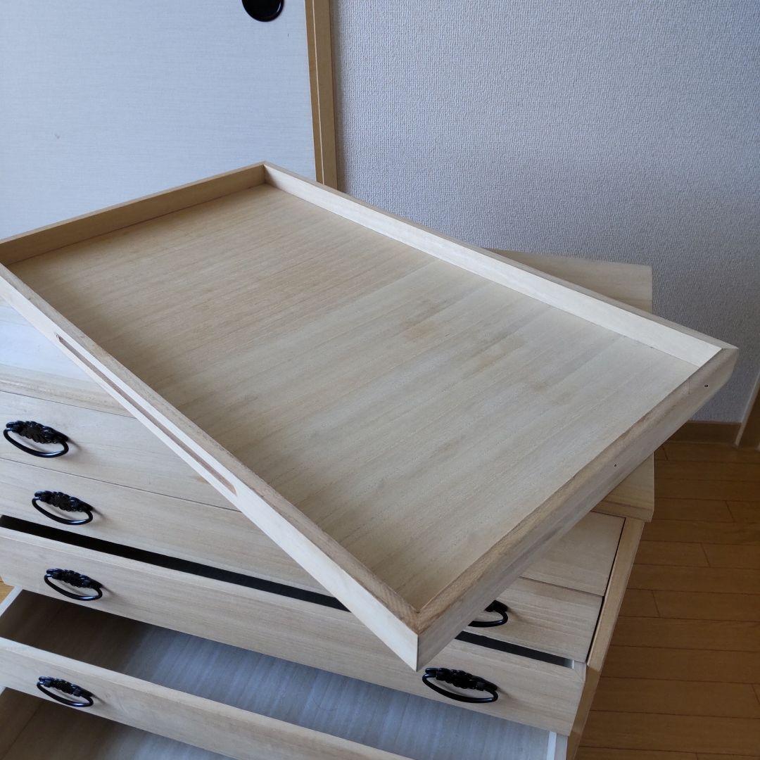 木製5段チェスト　桐箪笥　着物収納