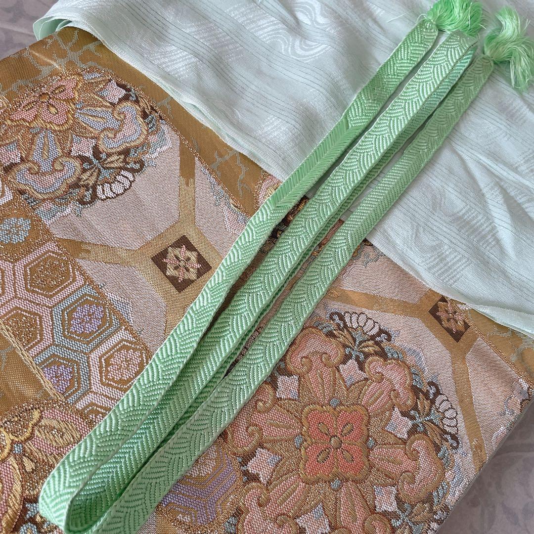 訪問着　フルセット　花筏　相良　汕頭　手刺繍　着物　入学式　卒業式　I7