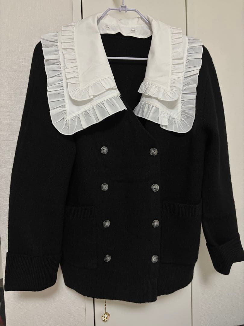 Bibiy. ANNABELLE CARDIGAN ブラック