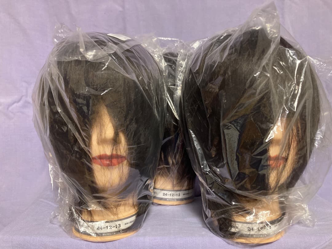 美容師国家試験用ウィッグ未使用5個セット　三矢