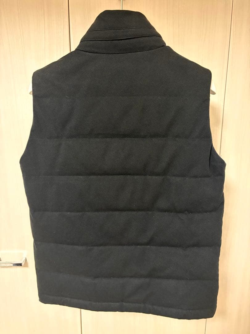 LACOSTE ブラック ダウンベスト US XS
