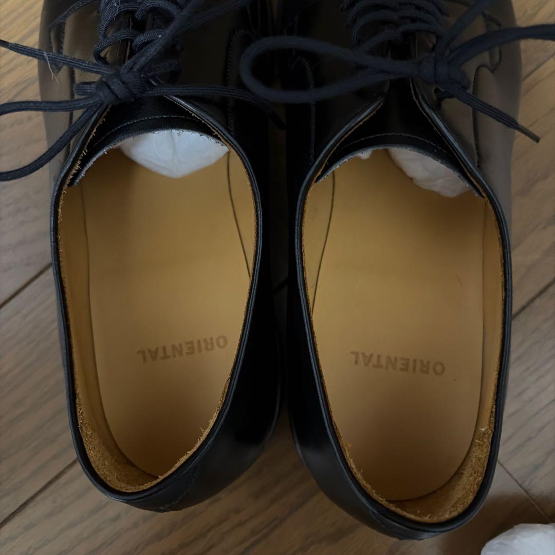 【極美品】オリエンタル バイロン2　BLACK プレーントゥ メンズ26.0