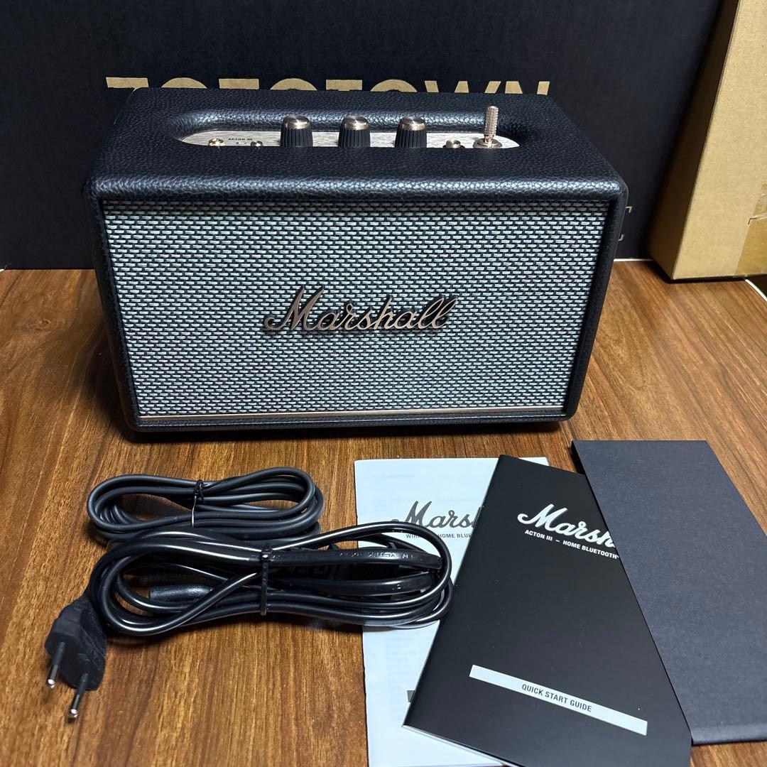 Marshall Acton III ブラック 国内正規品