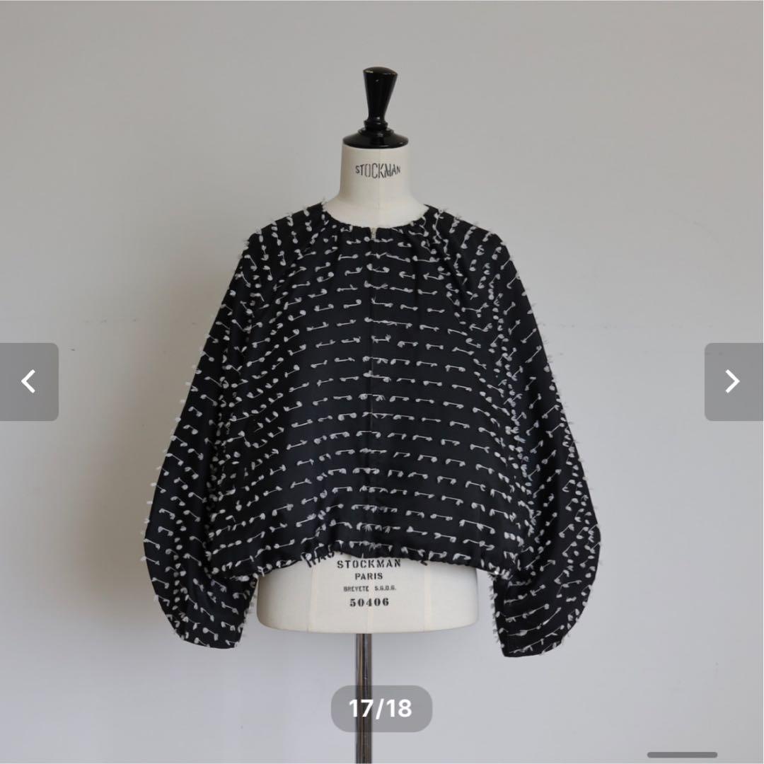 ジプソフィア Barbe a papa Blouson ネイビー