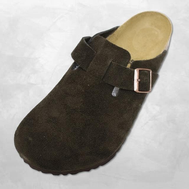 ビルケンシュトック Boston スエード レザー サボ サンダル 42