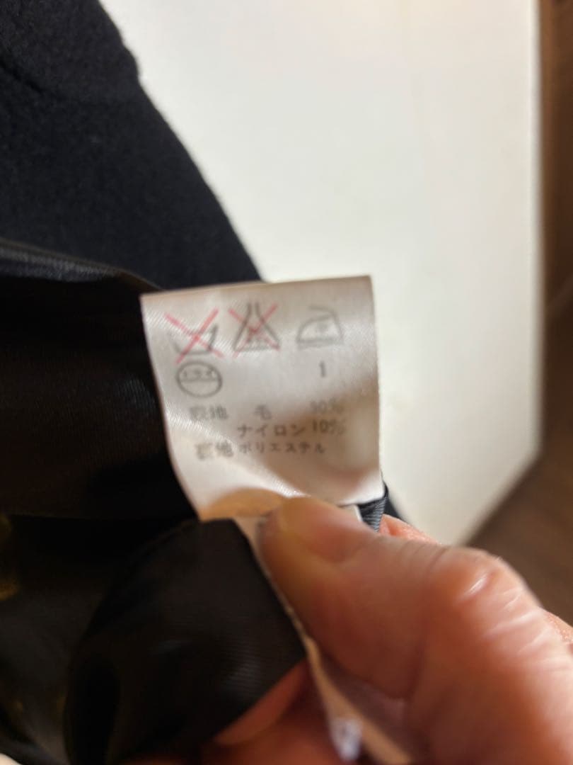 カルバン・ クラインの黒いダッフルコート