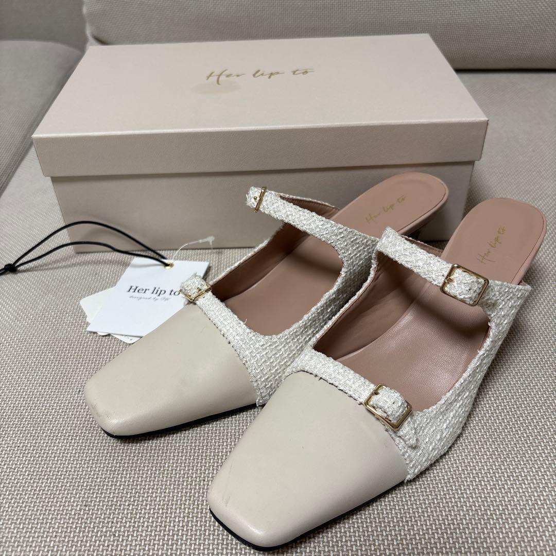 ニ*コ様 Mademoiselle Mules herlipto 38マドモアゼ