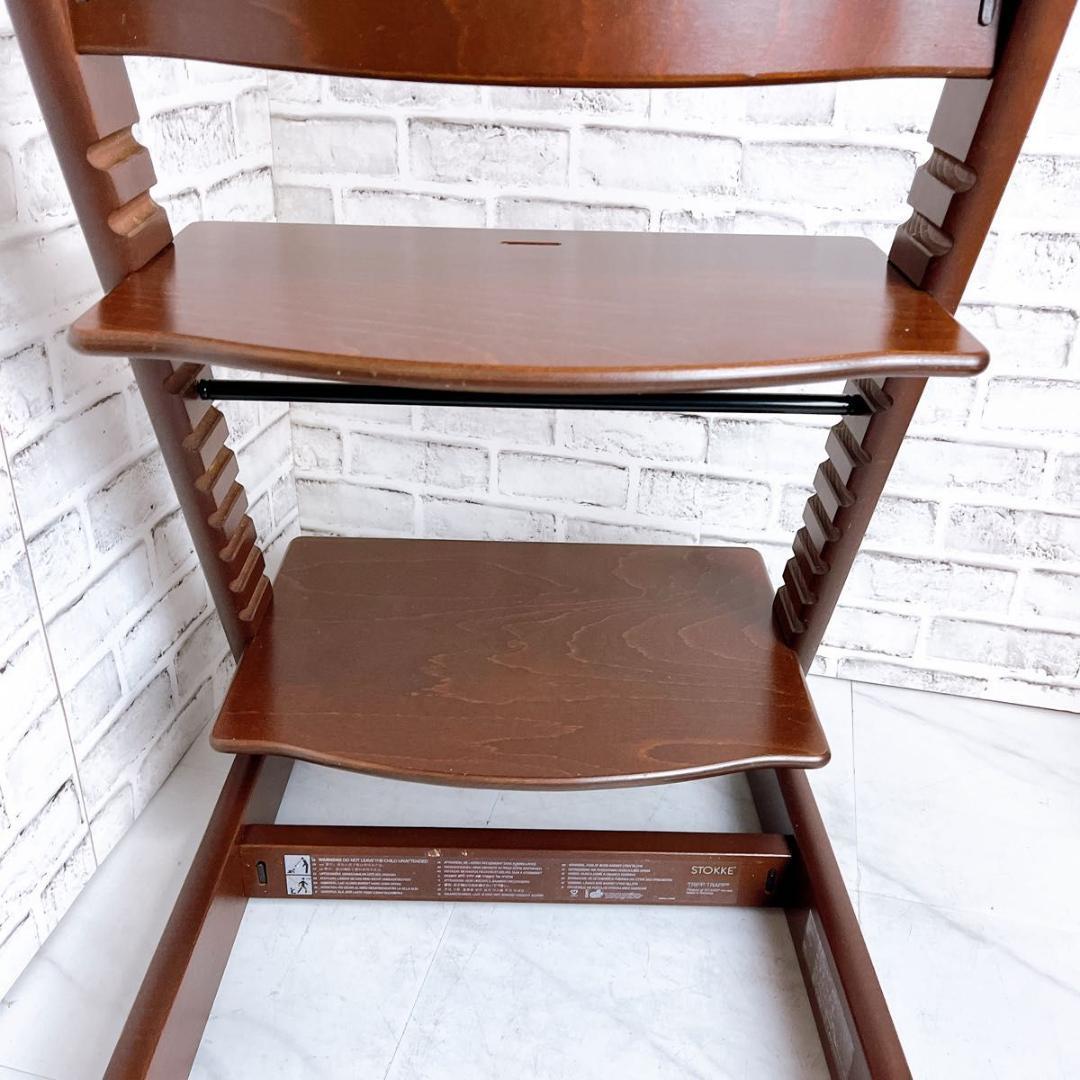 ベビーチェア　 子供椅子 キッズチェア 木製　ブラウン②