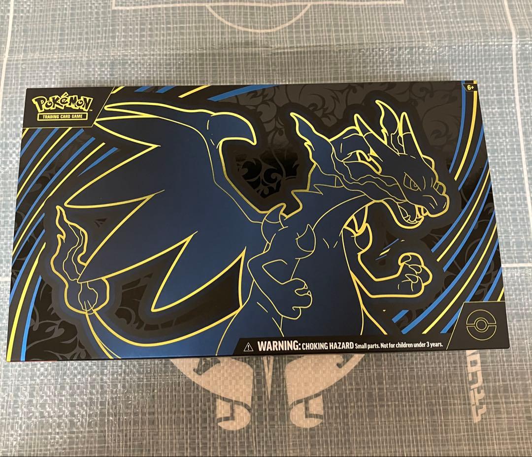 ポケモンカード　メガリザードンX　海外サプライ　プレイマット　デッキシールド