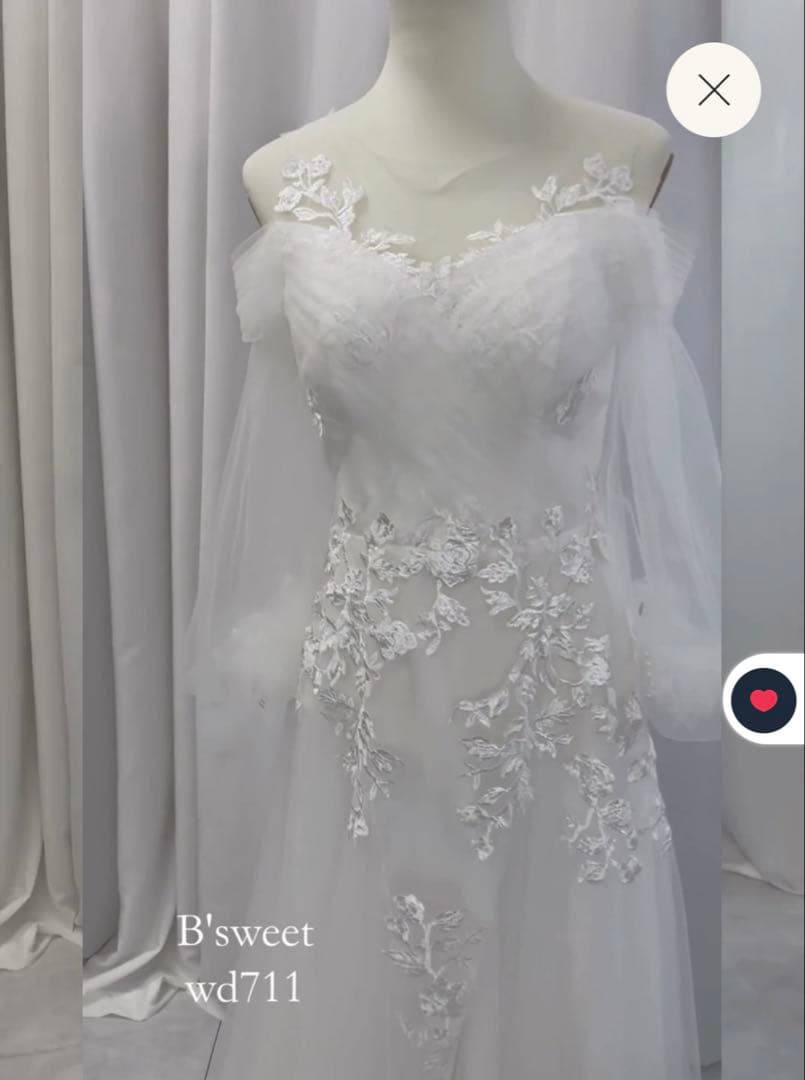 B'sweet wd711as ウェディングドレス