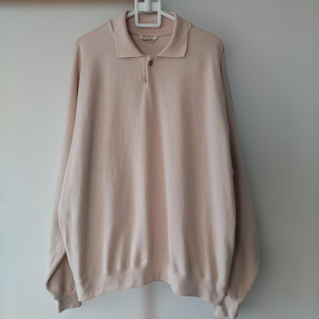 オーラリーAURALEE ポロシャツ コットン100%サイズ5