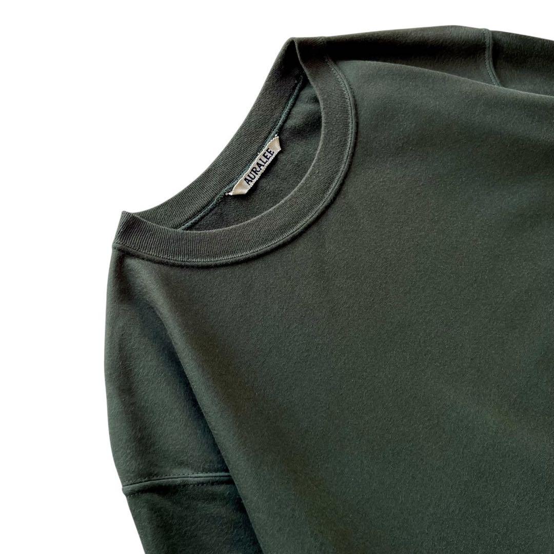 トップス AURALEE SUPER HIGH GAUGE SWEAT BIG P/O