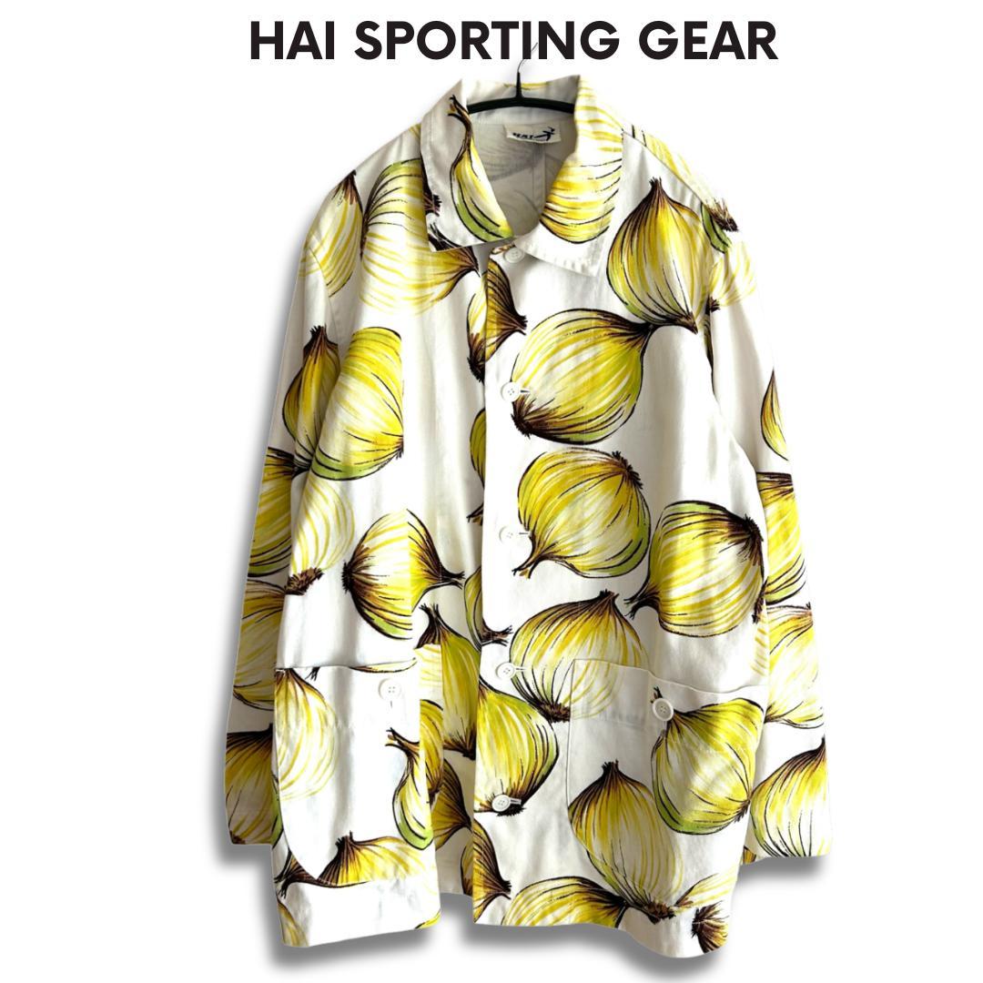 HAI SPORTING GEAR タマネギ総柄 コットンジャケット M