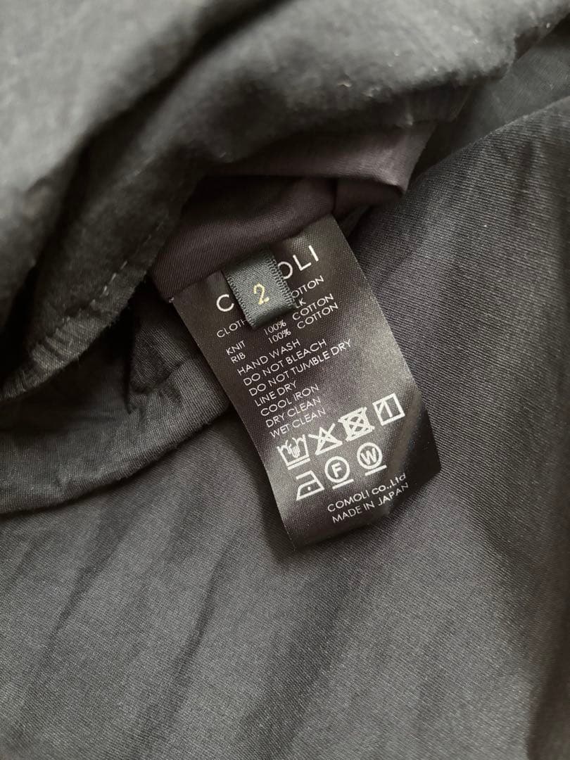 COMOLI 25SS リバーシブルプルオーバー