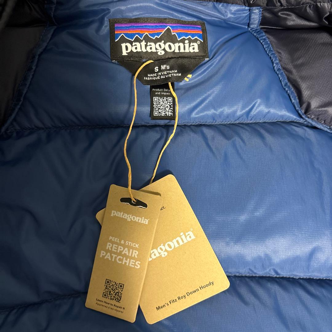新品　Patagonia パタゴニア　フィッツロイダウンフーディ　SNBE S