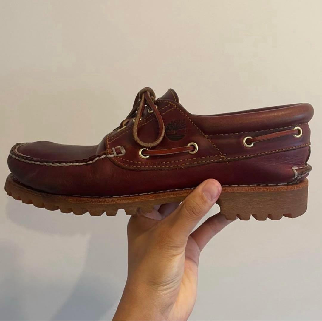 Timberland 3eye Classic Lug バーガンディ US8.5