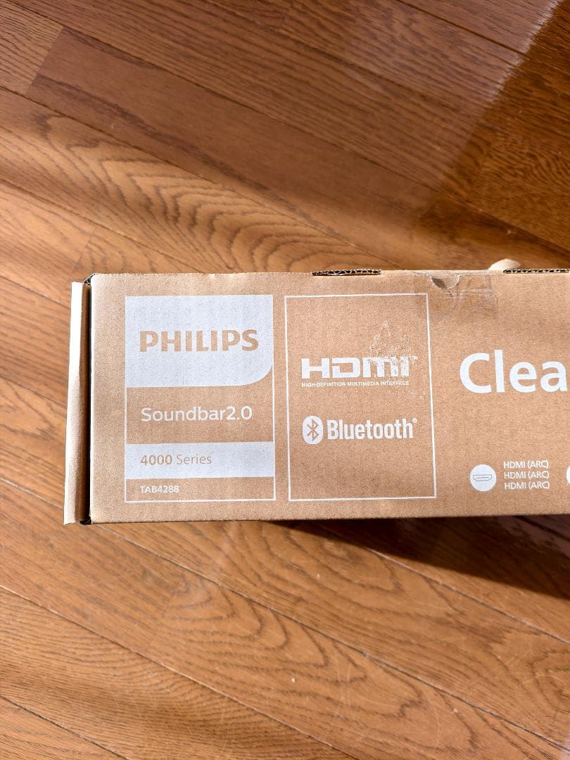 PHILIPS Soundbar 2.0 4000シリーズ TAB4288
