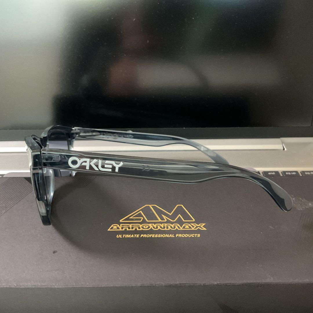 OAKLEYオークリ✨ Frogskinsフロッグスキン✨青ブルー✨ダーククリア