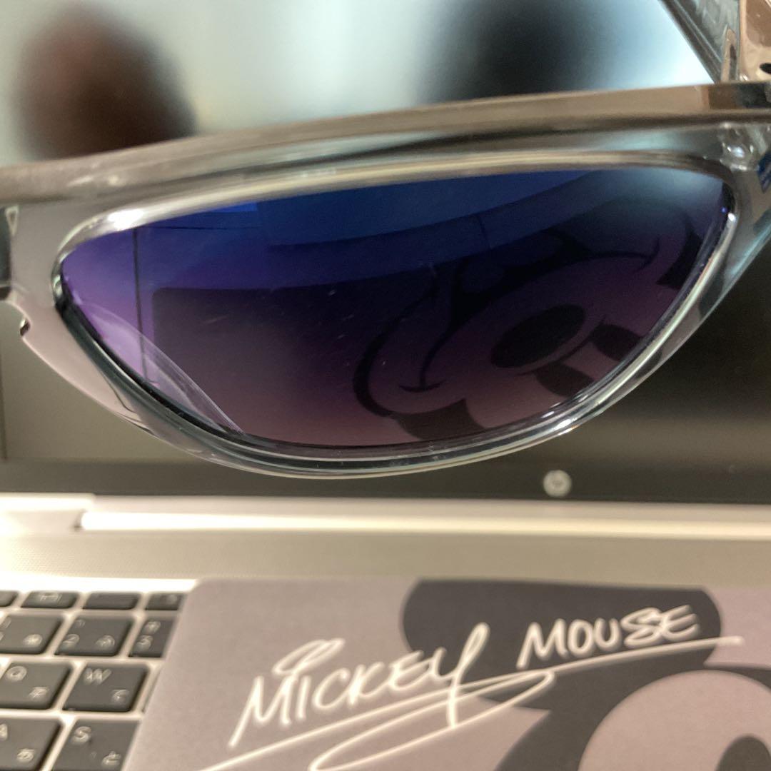 OAKLEYオークリ✨ Frogskinsフロッグスキン✨青ブルー✨ダーククリア