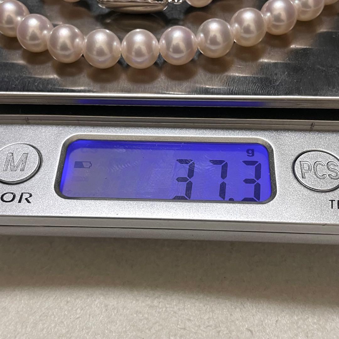 ケース付き専用【花珠級✨鑑別所】あこや真珠 ネックレス 7.5-8.0 パール