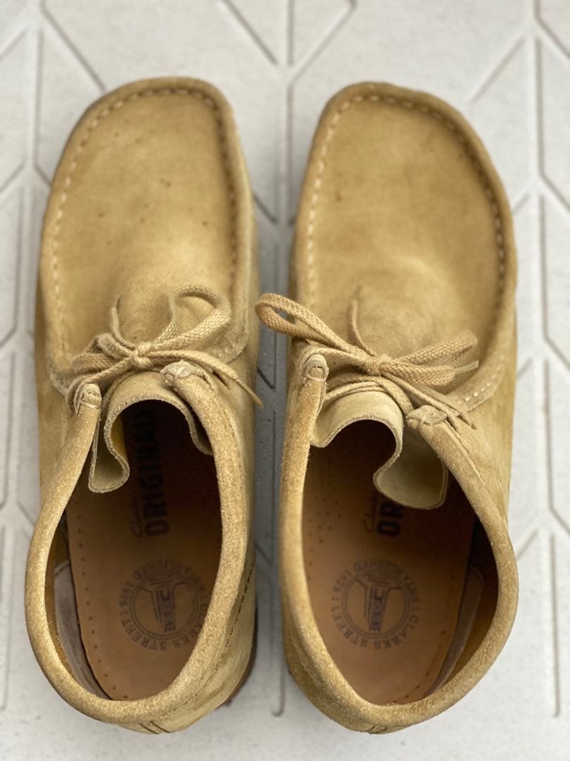 クラークス　ワラビー　ベージュ　UK9G 28cm