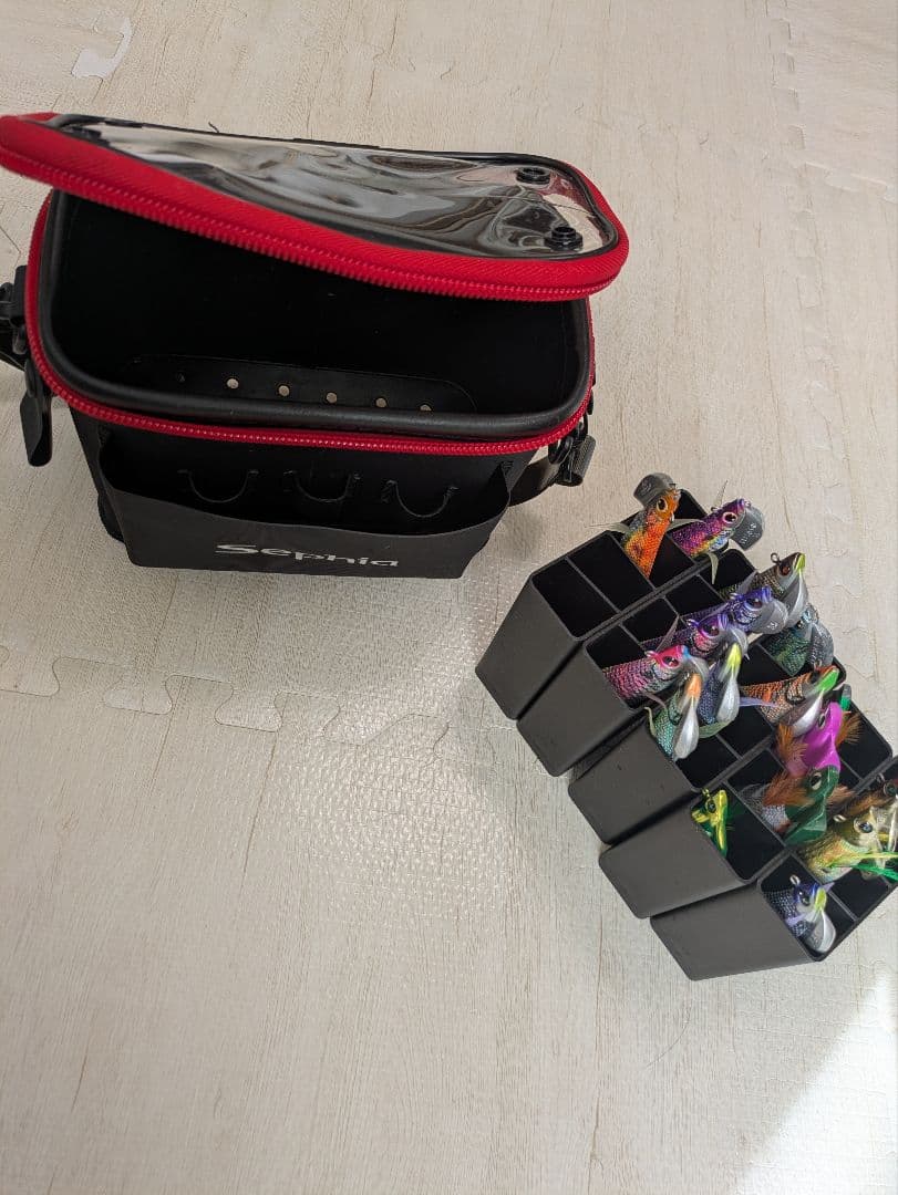 デュエル　ダイワ　バレーヒル　ティップラン　エギ　シマノ　船縁ポーチ