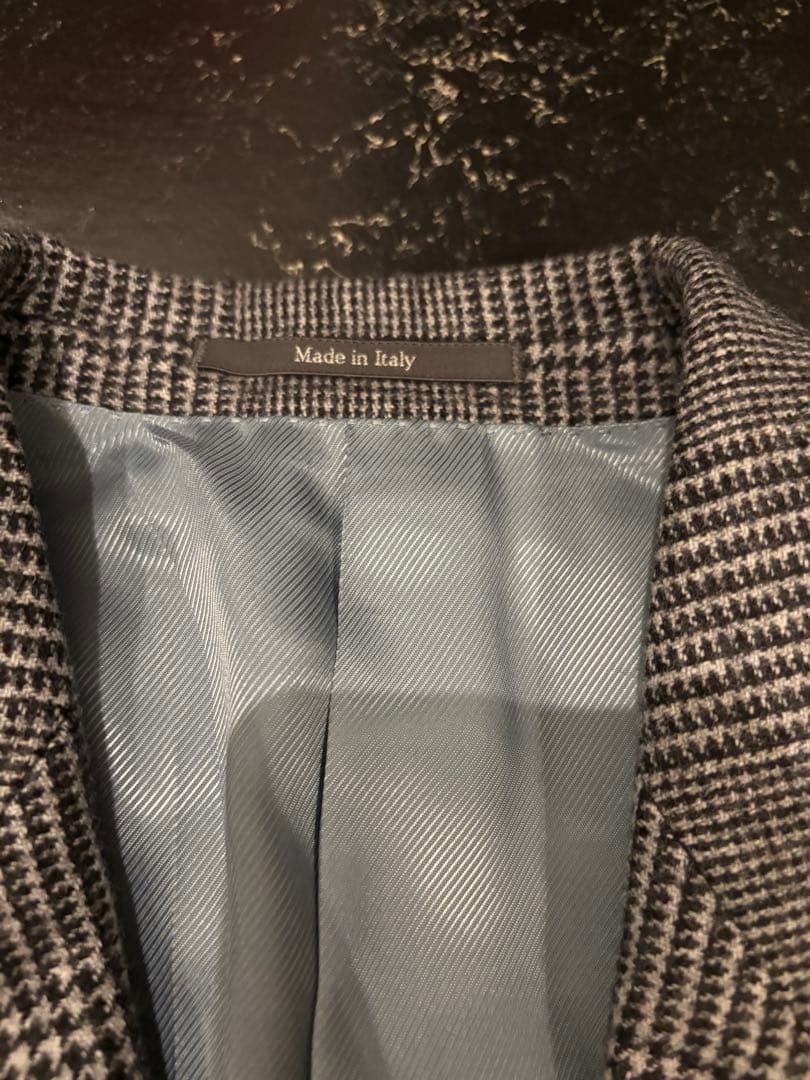 GUCCI×HAHAHA ミケーレ ウールチェックジャケット 44 ハリー