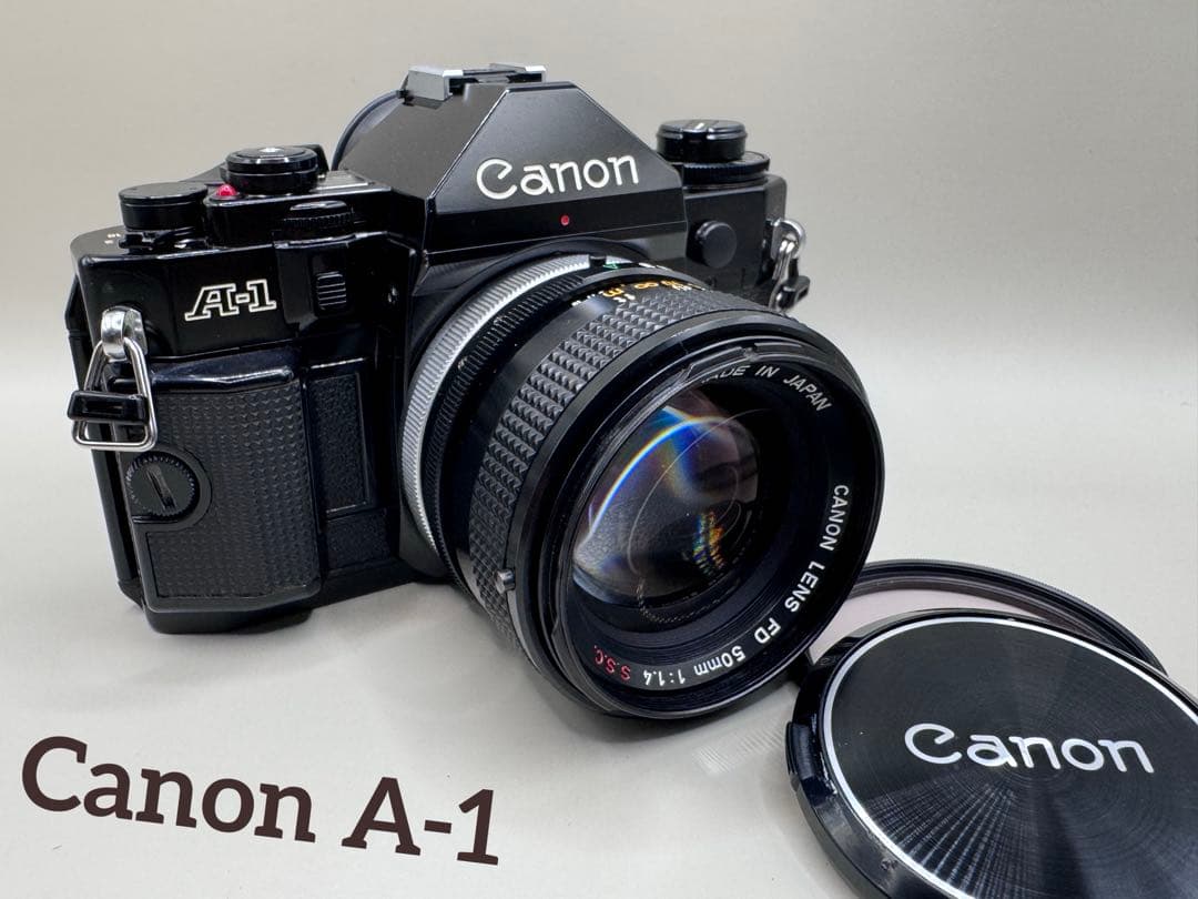 【美品】 Canon A-1 / FD 50mm 1:1.4 S.S.C.