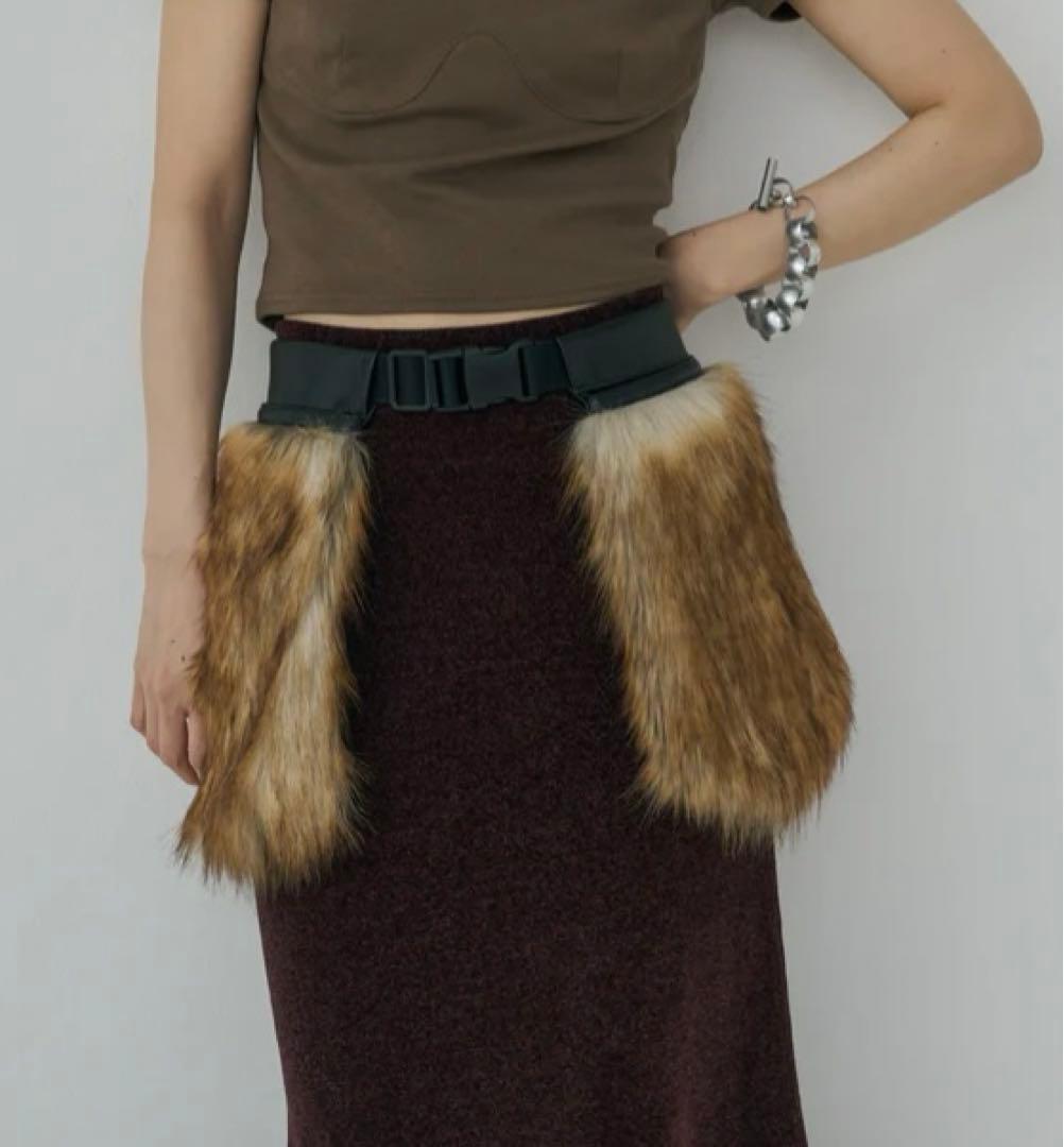 バッグ mediam Double Craft Fur Bag