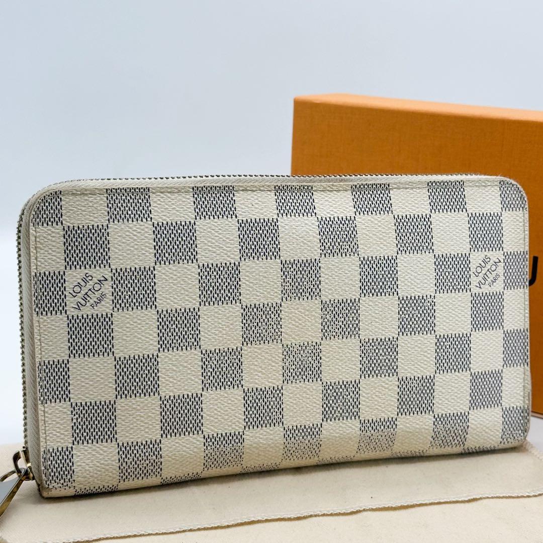 ルイヴィトン ジッピーオーガナイザー ダミエ アズール ラウンド 長財布