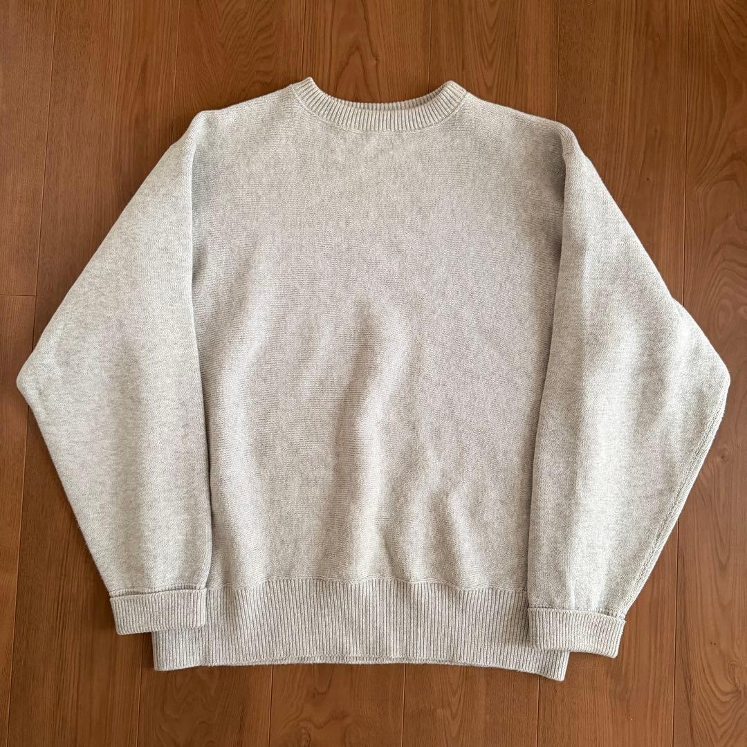 BODHI リバースウィーブ型 カシミヤ ニット セーター