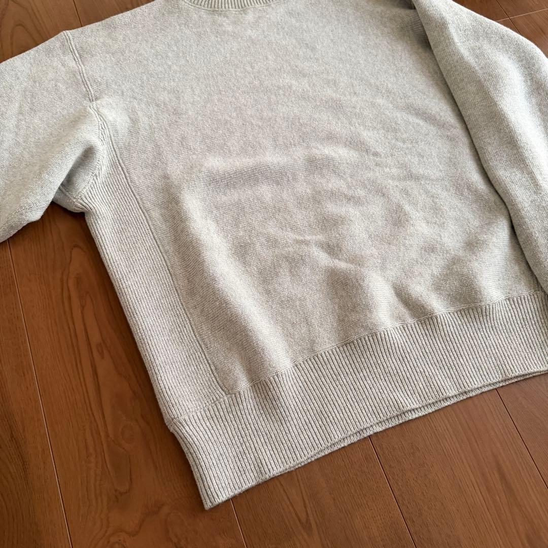 BODHI リバースウィーブ型 カシミヤ ニット セーター