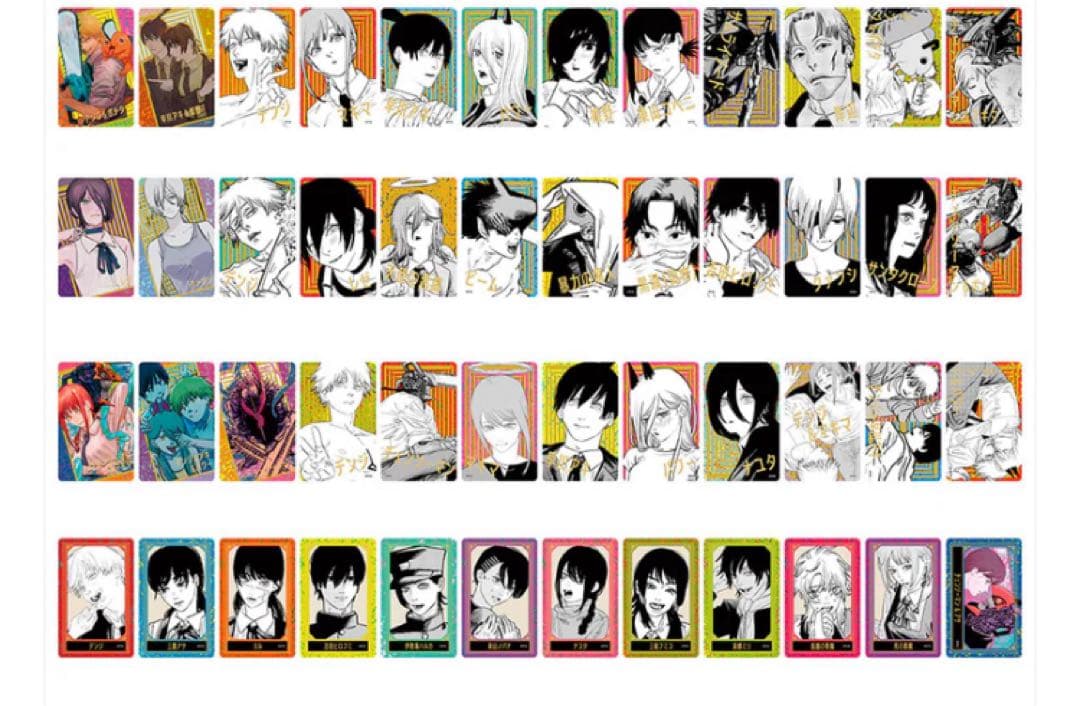 チェンソーマン　箔押しクリアカードコレクション　未開封10パック　1