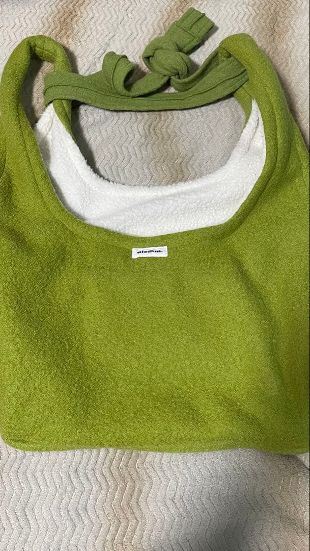 diemm. LA BOURSE - LAINE BOUILLIE グリーン