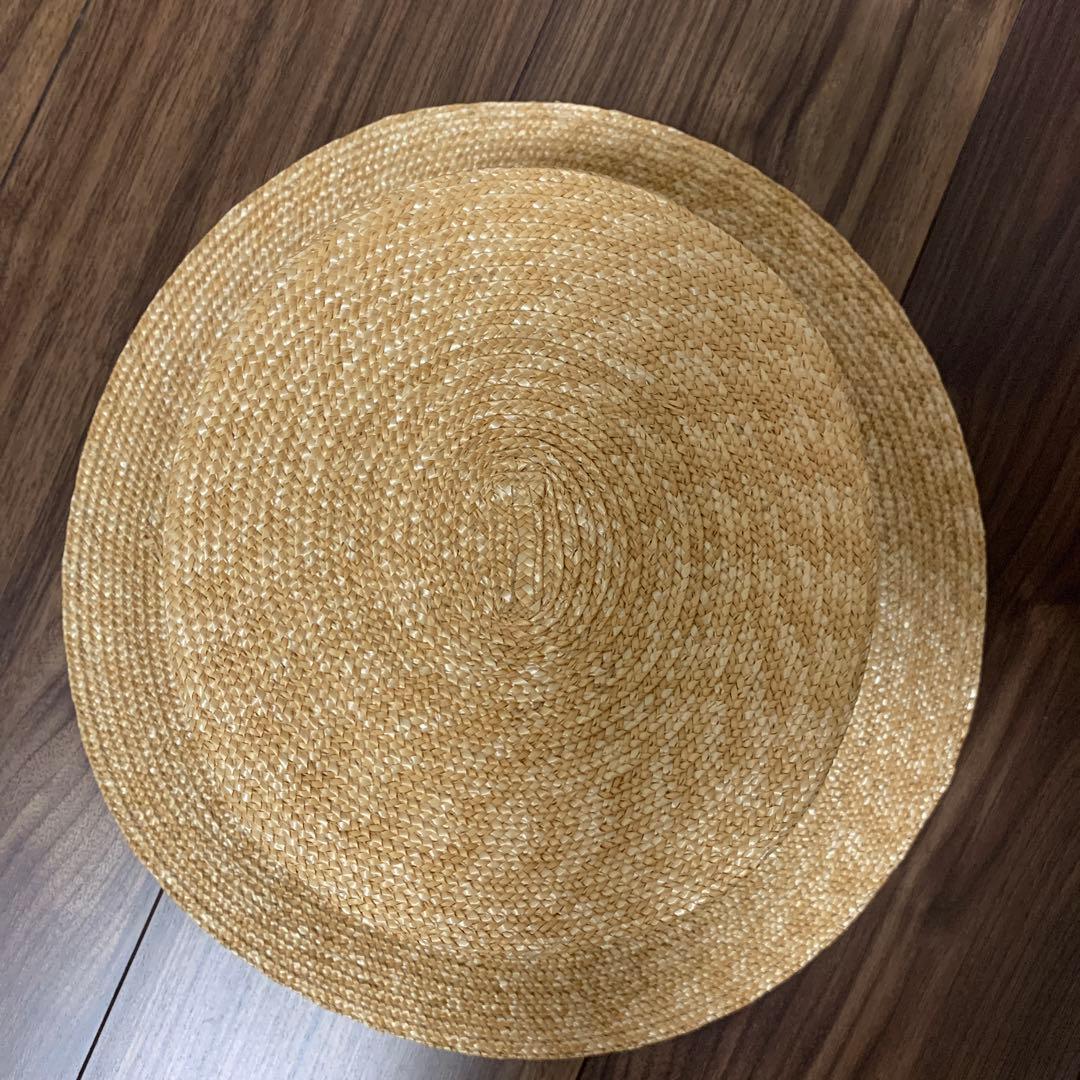 CA4LA カンカン帽　OLD NEW 2 麦わら帽子　ベージュ　M