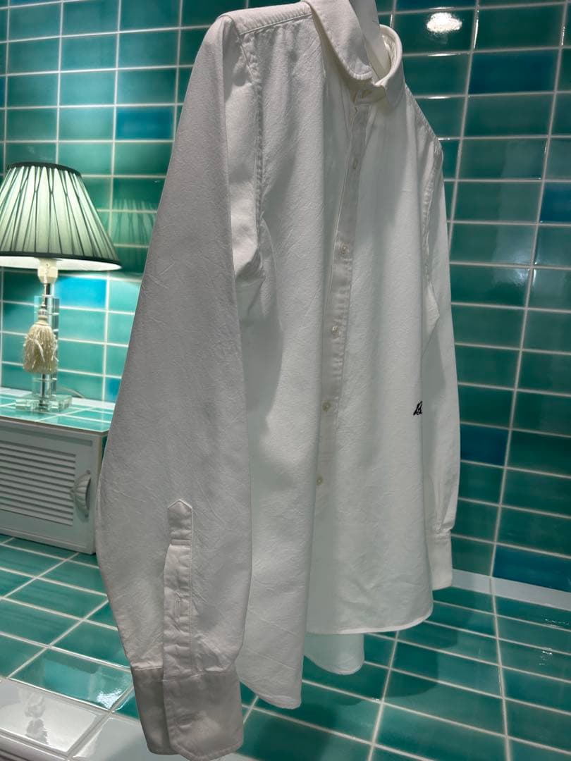 MADISONBLUE ホワイト長袖シャツ 03サイズ　丸襟