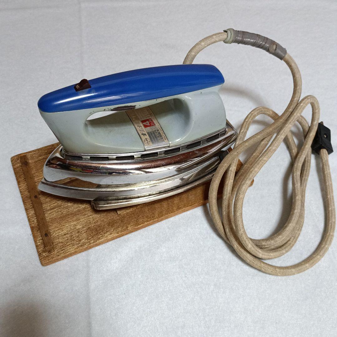 ＊Matsushita アイロン 4号 木製アイロン台付き