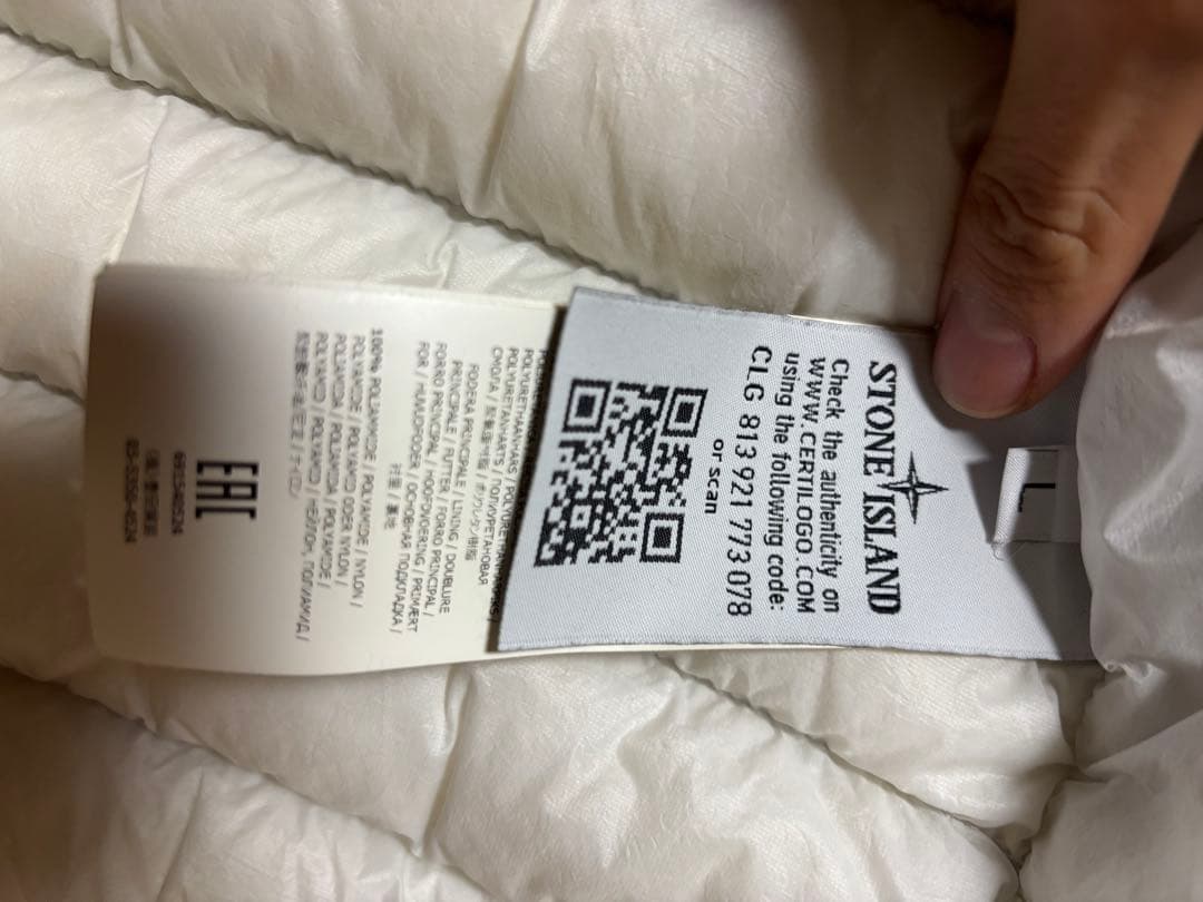 STONE  ダウンジャケット　メンズ　 正規品！