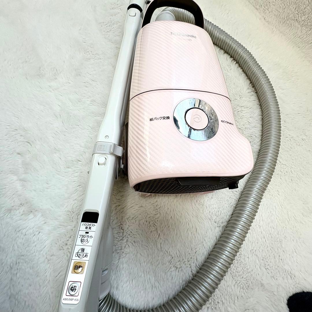 Panasonic 紙パック式 掃除機 MC-PJ520G ピンク　　紙パック付
