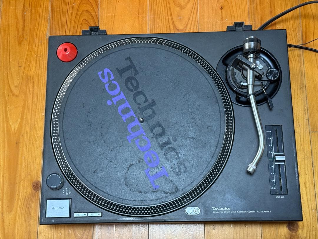 【動作確認済】Technics SL-1200MK3 ダストカバー付 ブラック